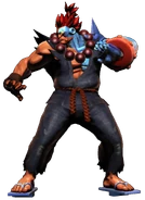 Akuma as he appears in his Cyber Form from Ultimate Marvel vs Capcom 3