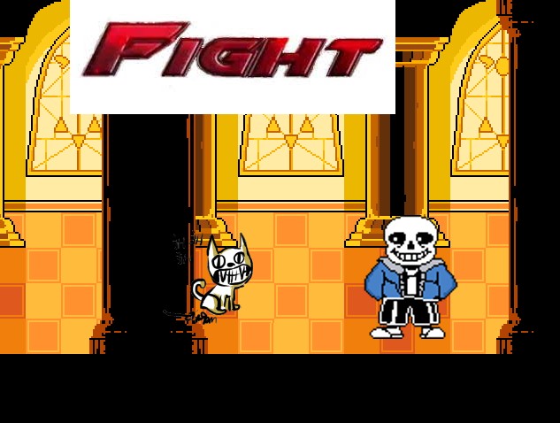 UNDERTALE Fighting Game  Sans vs Frisk 