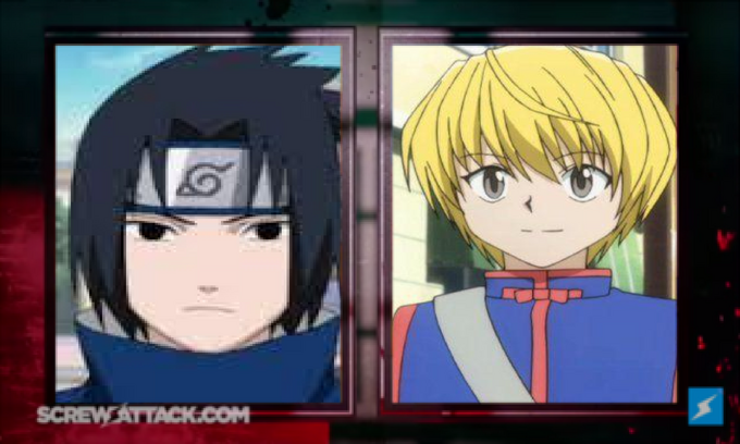 Batalha de personagens》Sasuke vs Kurapika