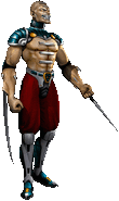 Baraka's MK4 appearance (presumably) following a lethal injury