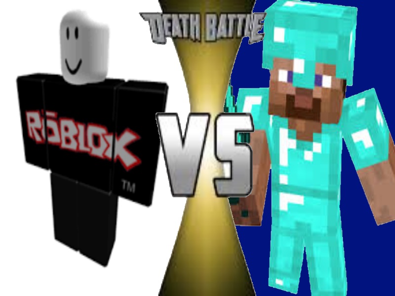 Minecraft VS Roblox - Logo Battle 