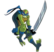 Leonardo as seen in Rise of the Teenage Mutant Ninja Turtles
