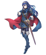 Lucina as she appeared in Fire Emblem Heroes.