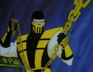 Scorpion as seen in the Cartoon
