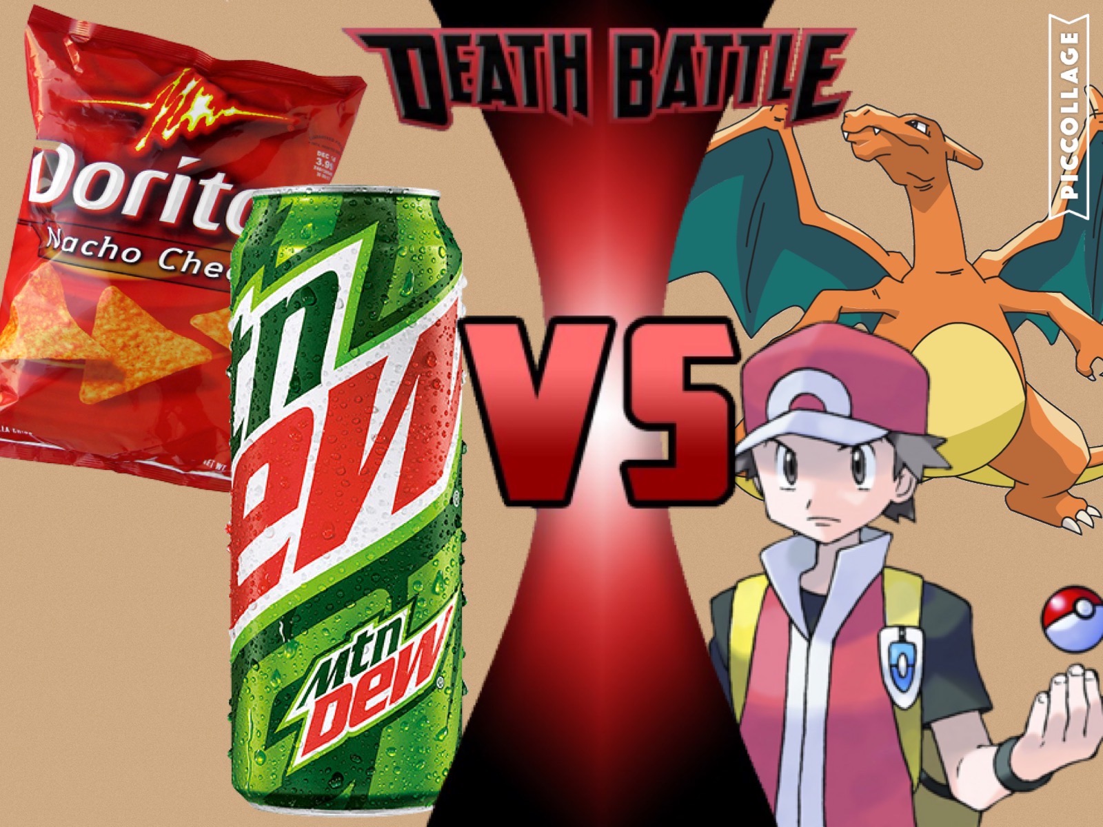 User Blog Marthboy606 Joke Db Mtn Dew And Doritos Vs Red And Charizard Death Battle Fanon Wiki Fandom