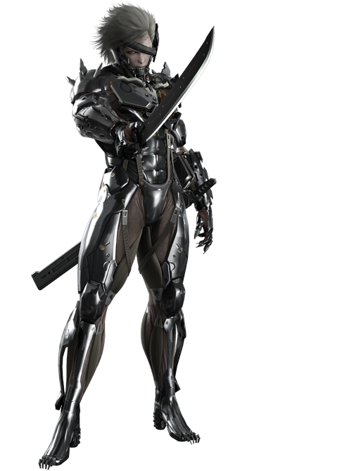 I made raiden (as close as I could) from metal gear rising