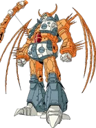 Unicron's robot mode in the 1986 movie