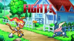 Infernape Vs Greninja Death Battle Fanon Wiki Fandom