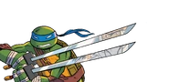 Leonardo from the IDW TMNT Amazing Adventures Comics (Rendered by Bro-Kai)