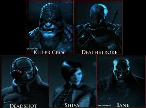 Arkham Origins' Assassins Battle Royale Remaining 4
