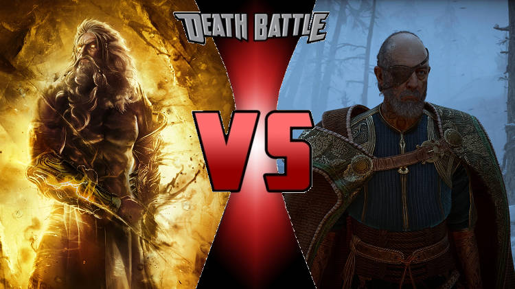 Zeus (god of war 3) vs Odin (God of war ragnarok) - Battles
