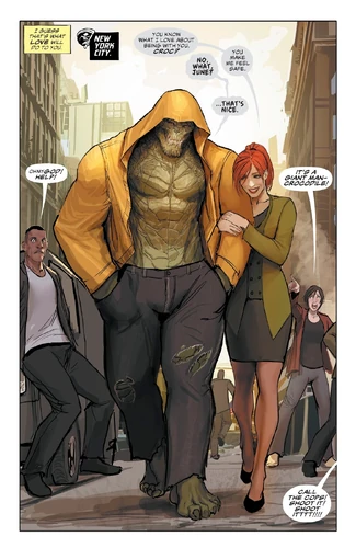 Killer croc and June