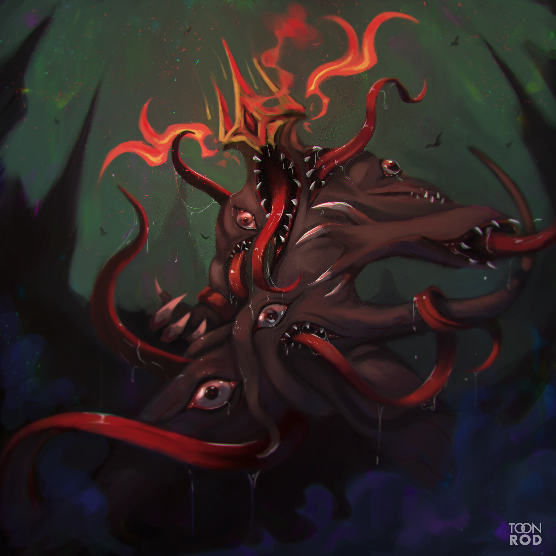 SCP 999 met The Scarlet king (scp001) #scp999 #scp001 #scarletking #Th