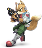 Fox McCloud as he appears in Super Smash Bros. Ultimate