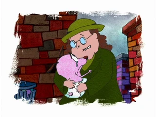 Muriel adopting Courage