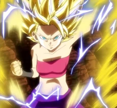 Caulifla as a Super Saiyan 2