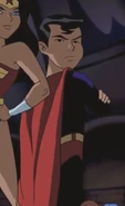 Young Superman from the Justice League Unlimited episode, Kid Stuff.