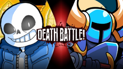 Versus Battle - Shovel knight vs sans (undertale)