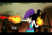 Kimiko using her element in Xiaolin Chronicles