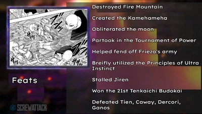 Roshi Analysis Feats