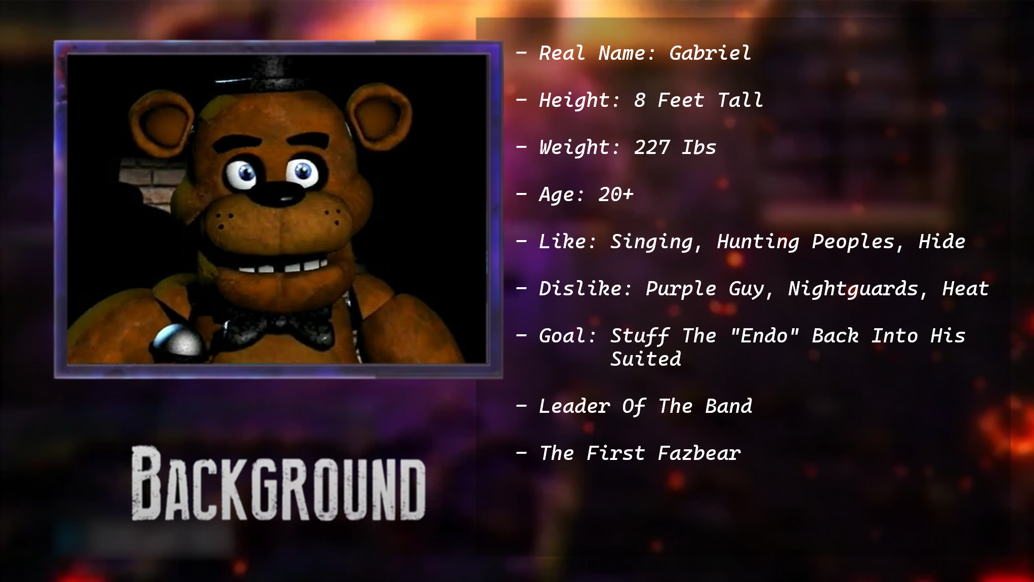 How tall is Glamrock Freddy? Real Age, Weight, Height in feet