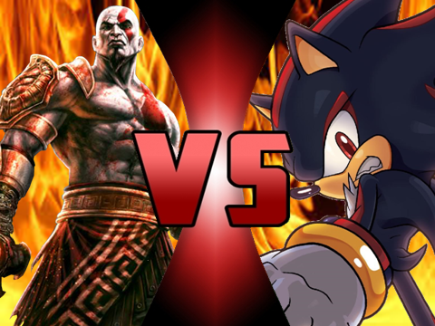 Kratos has a talk with Dark Sonic by justinpritt16 on DeviantArt