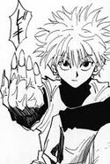 Killua's Claws in the Manga