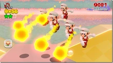 Fire double cherry Mario