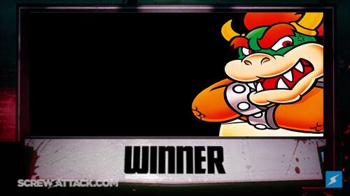 The winner is Bowser