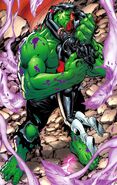 Hulk and Red She-Hulk kiss