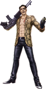 Majima as he appears in Project X Zone 2