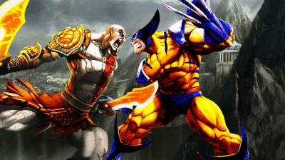 God Of War Kratos Threw Branch To Baldur GIF