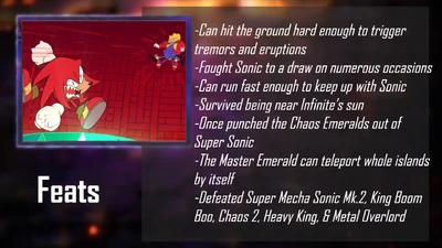 Knuckles Analysis (Feats)