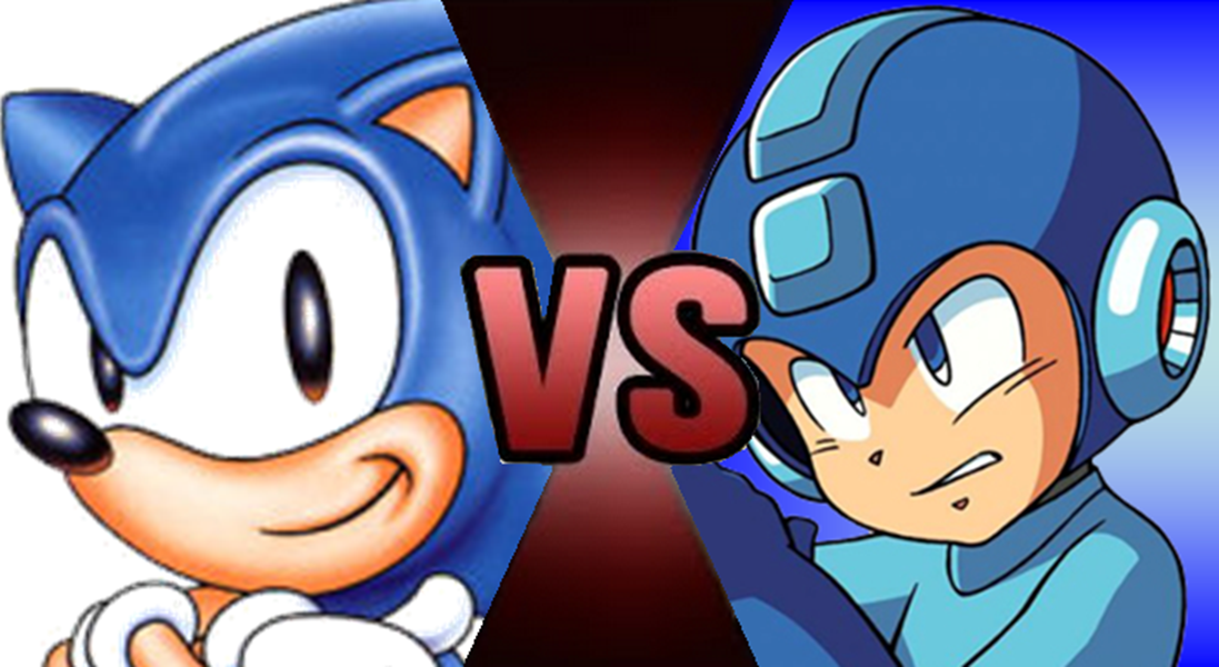Sonic the Hedgehog vs Mega Man.