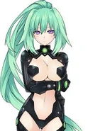 Green Heart's Ultradimension outfit.