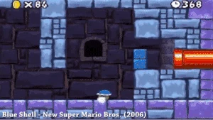 Blue shell Mario