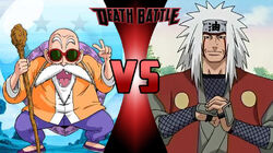 Roshi VS Jiraiya (Dragon Ball VS Naruto) - Rooster Teeth