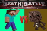 Steve vs Sackboy