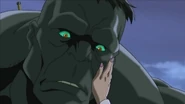 Hulk calmed down