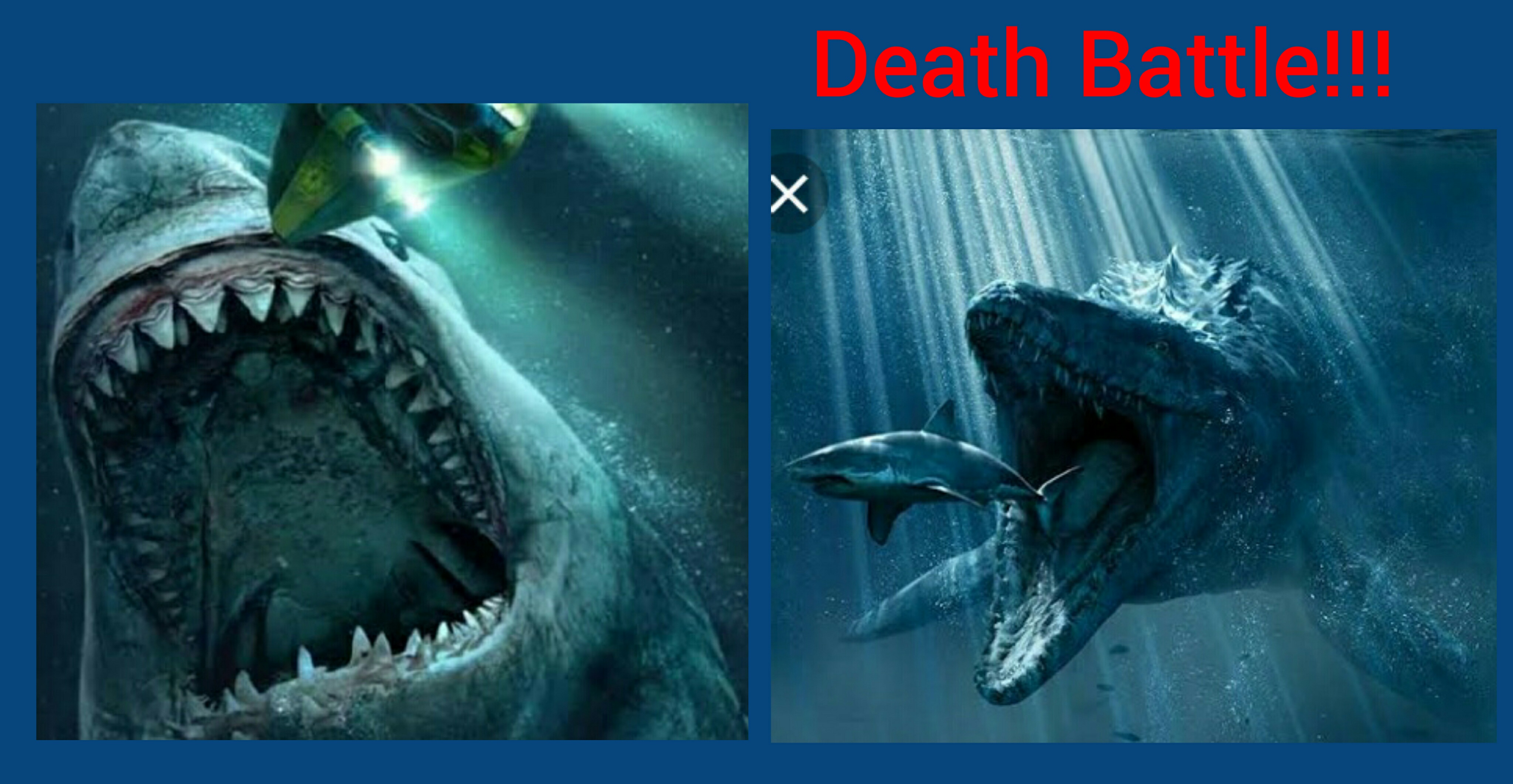 The Meg vs. Mosasaurus (Jurassic World), Death Battle Fanon Wiki