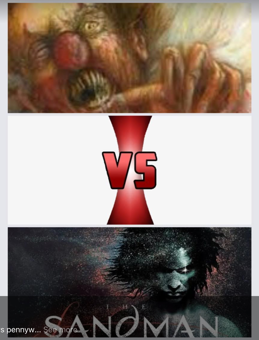 Who would win in a fight between true form Pennywise and true form