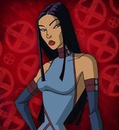 Psylocke as seen in Wolverine and the X-Men animated series