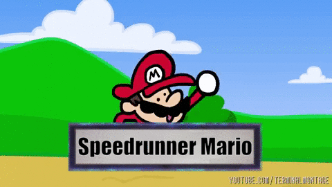 sweaty gamer speedrun meme original on Make a GIF
