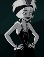 Harley as she appears in Batman: Brave and the Bold