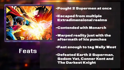 Superboy Prime feats
