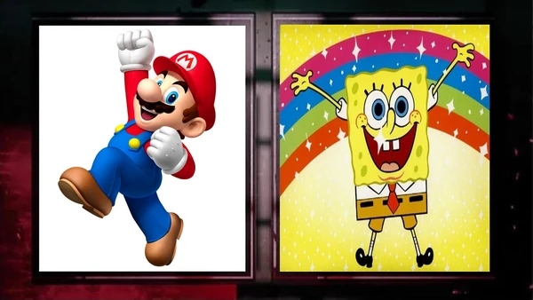 Mario vs spangbab