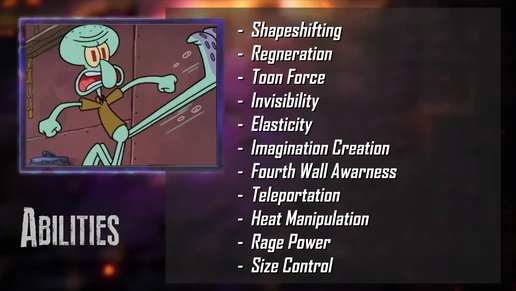 Squidward Abilities