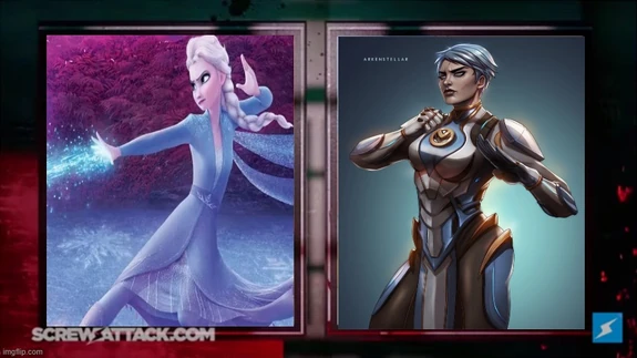 Frost vs Elsa Setup