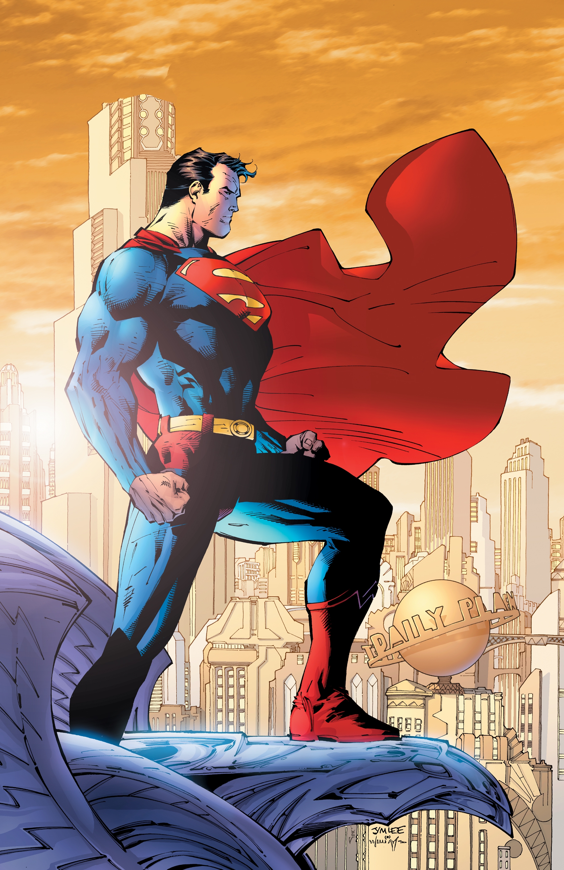 Superman Flying drawing free image download