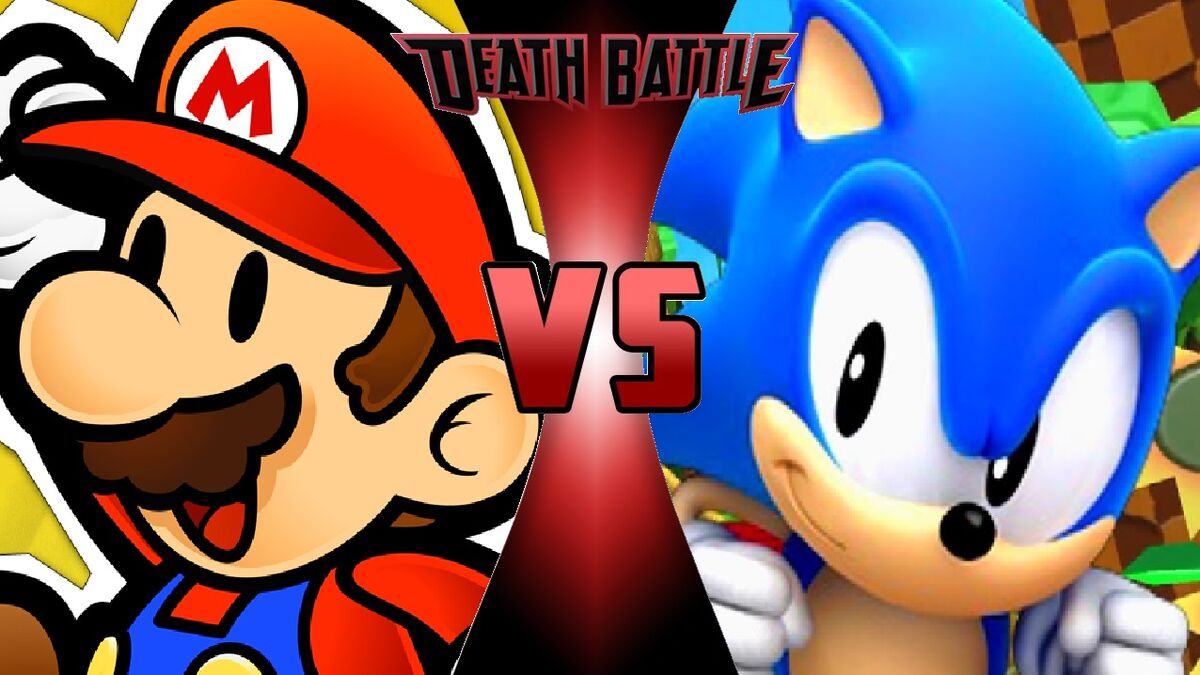 Classic Sonic VS Classic Mario Sprite Art